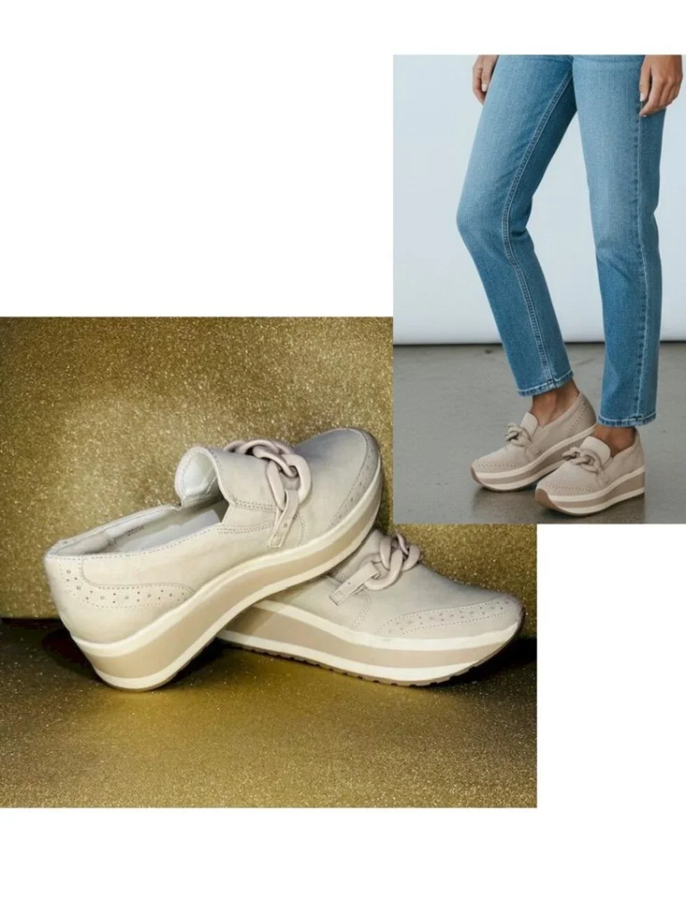 Dolce Vita Bozlee Platform Loafers with Chain Detail Size 10 NWOB